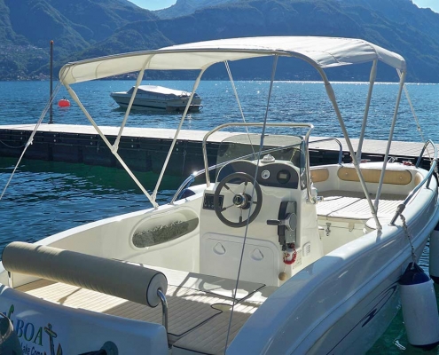 as 530 enica noleggio barche menaggio